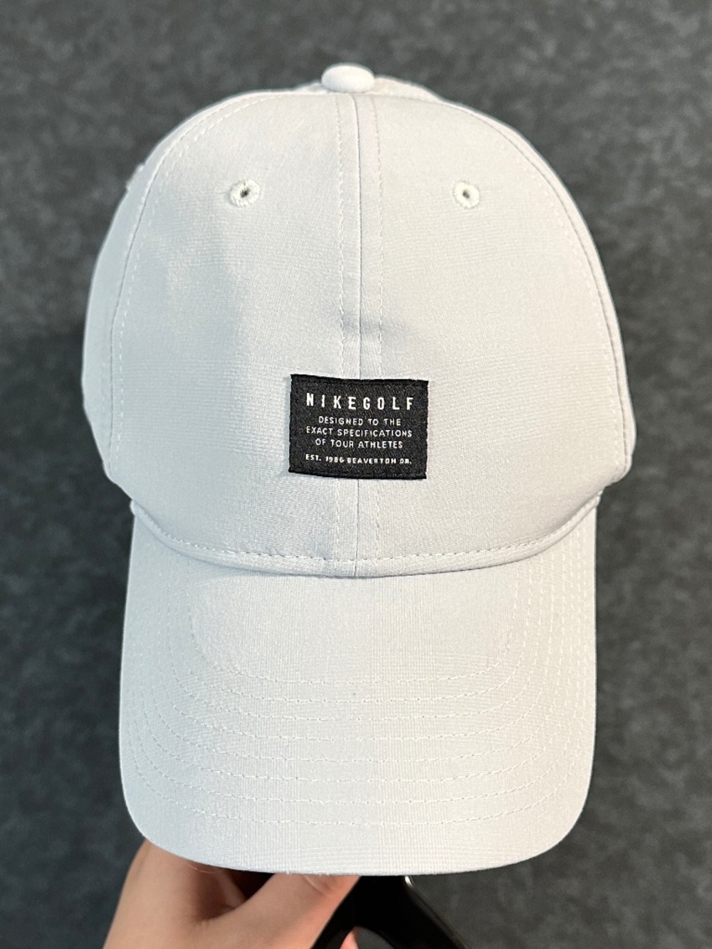 Nike Golf Legacy91 Dri-Fit Light Gray Adjustable Strapback Hat Cap